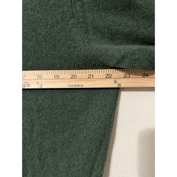 1901 Men's XXL Wool & Cashmere Sweater Pullover Long Sleeves Dark Green - Picture 5 of 7